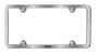 View Slimline license plate frame with Audi rings - Brushed Full-Sized Product Image 1 of 2